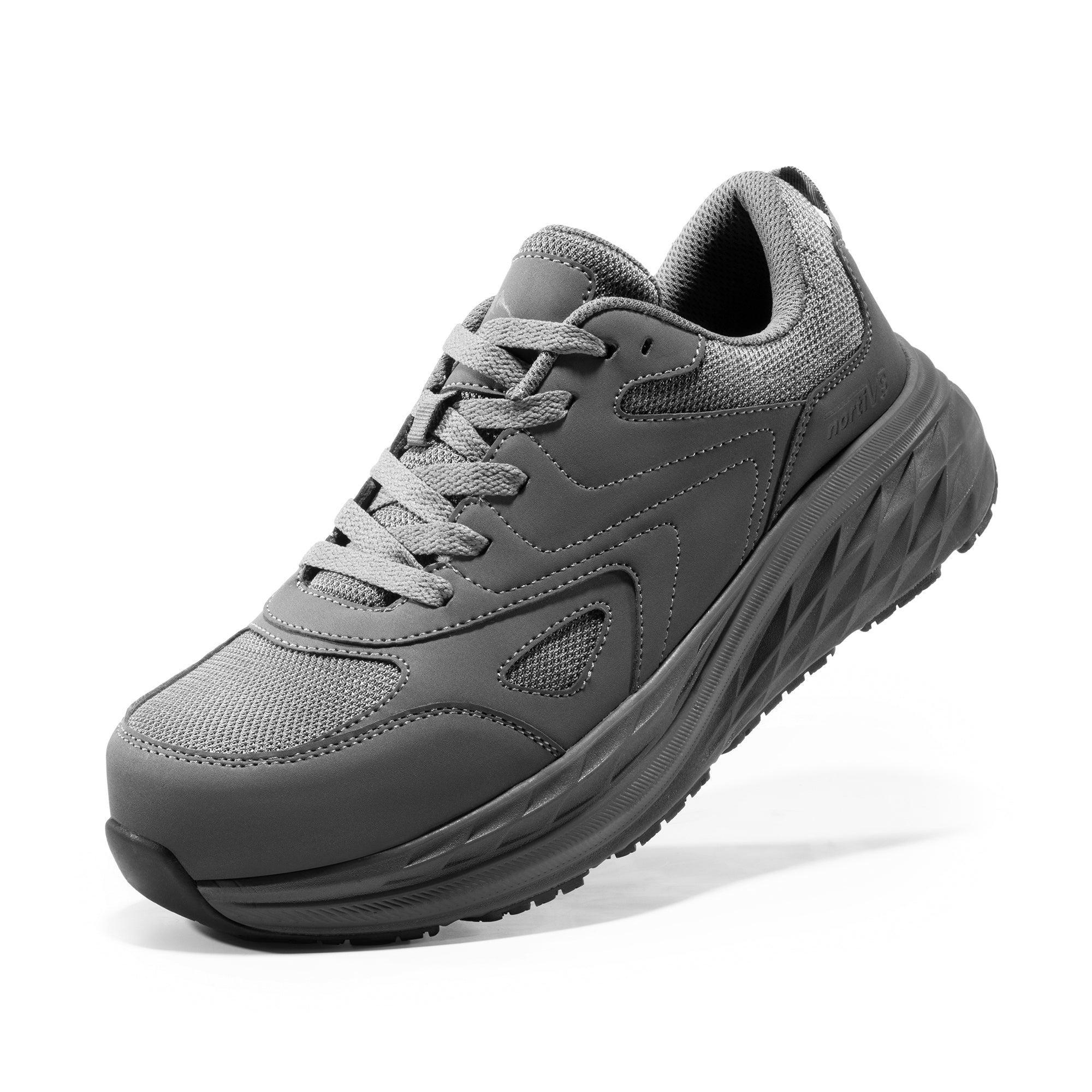 Nortiv8 Men's Comfortable Steel Toe Work Shoes