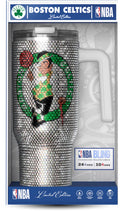 HYDRAPEAK Adult Boston Celtics Silver 40-Ounce Bling Voyager Tumbler