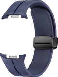 Magnetic Band Compatible with Samsung Galaxy Watch Ultra 47mm (2025/2024), Silicone Magnetic Band for Galaxy Watch 8 44mm 40mm / 8 Classic 46mm Men Women