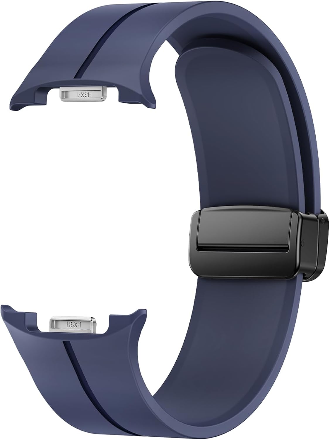 Magnetic Band Compatible with Samsung Galaxy Watch Ultra 47mm (2025/2024), Silicone Magnetic Band for Galaxy Watch 8 44mm 40mm / 8 Classic 46mm Men Women