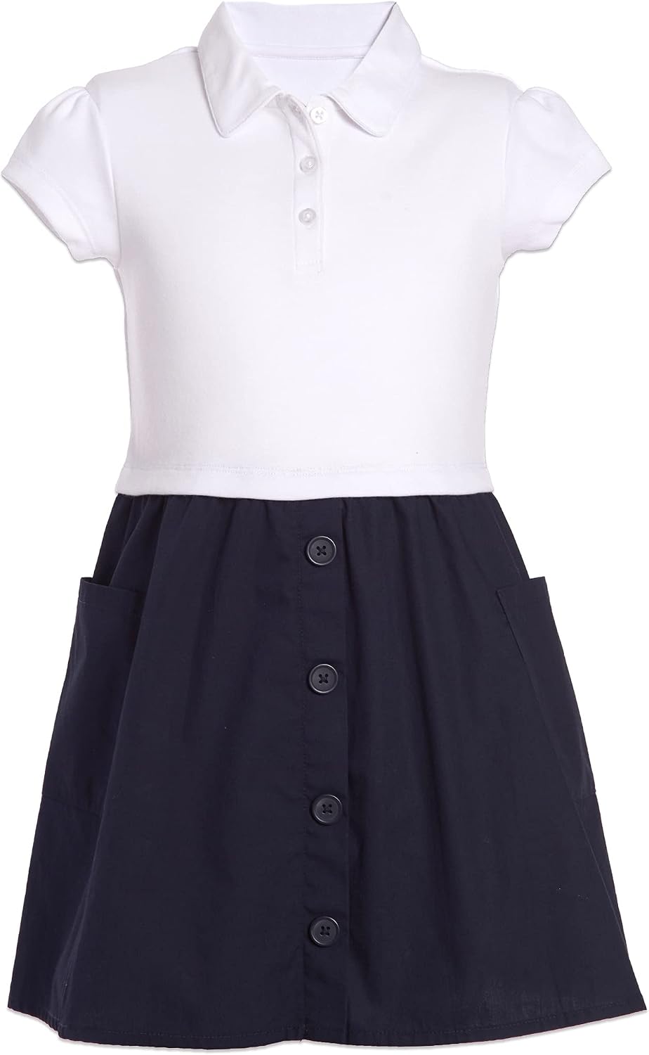 Nautica Girls School Uniform Short Sleeve Polo Dress size 7