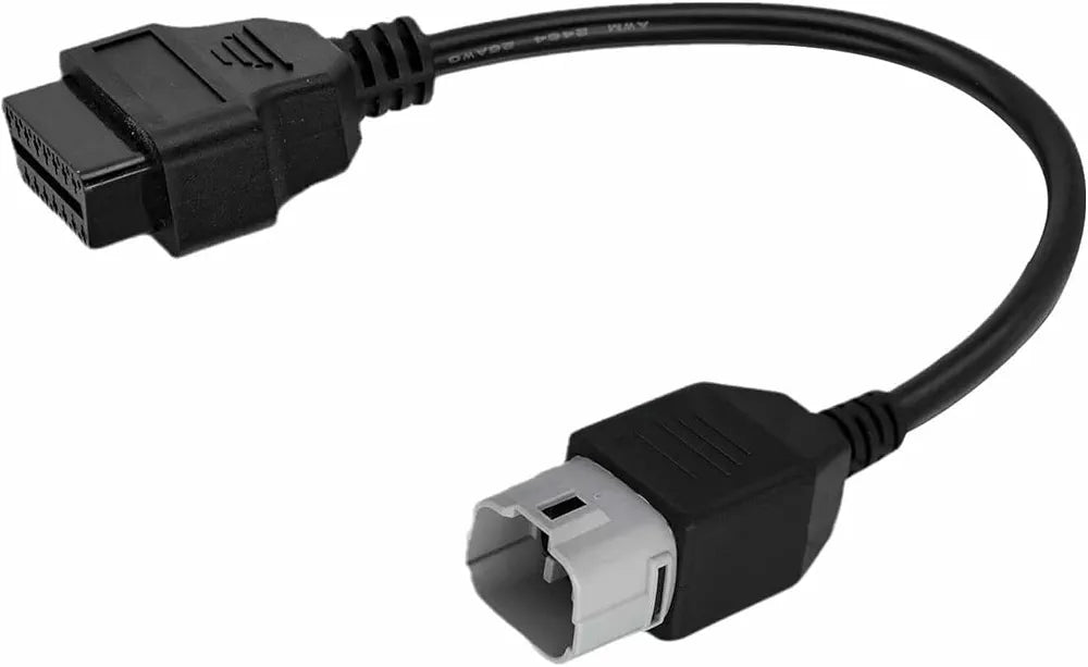 OBD 6Pin Motorrad Adapter Cable 6 Pin to 16Pin Motorbike obdii Motorcycle Diagnostic Cable connctor Compatible with Suzuki Motorcycle