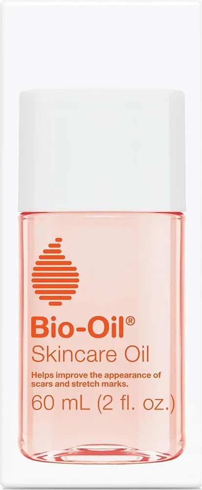Bio-Oil Skincare Body Oil Serum, Face and Body Moisturizer with Vitamin E & A, for Scars, Stretch Marks, Sensitive Skin, All Skin Types, Dermatologist Recommended, Non-Comedogenic, 2 Oz