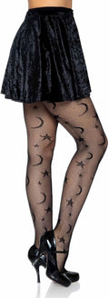 Leg Avenue Women's Dark Alternative Fishnet Tights