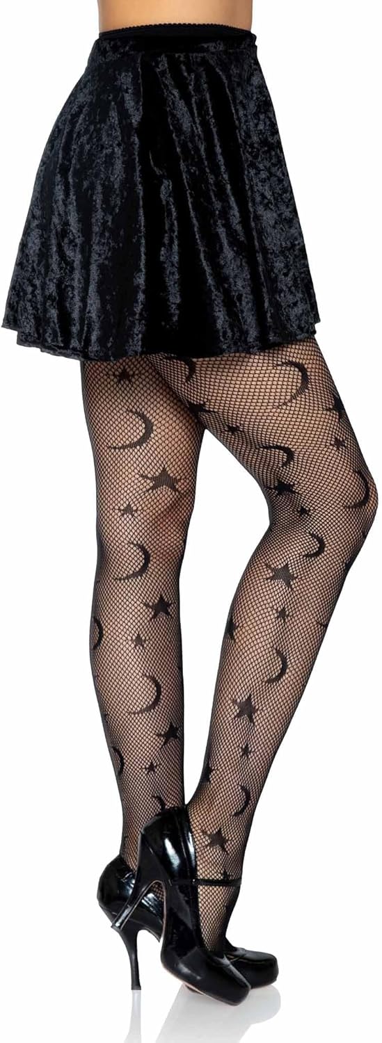 Leg Avenue Women's Dark Alternative Fishnet Tights