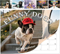 2026 Funny Dogs Calendar,Adults Humor Calendar 16.9"x 11.8" Opened, 12 Months Funny Dog Wall Calendar 2026, Dog Lover, Hanging Hole,Perfect as Gifts for Adults Who Can Take a Joke