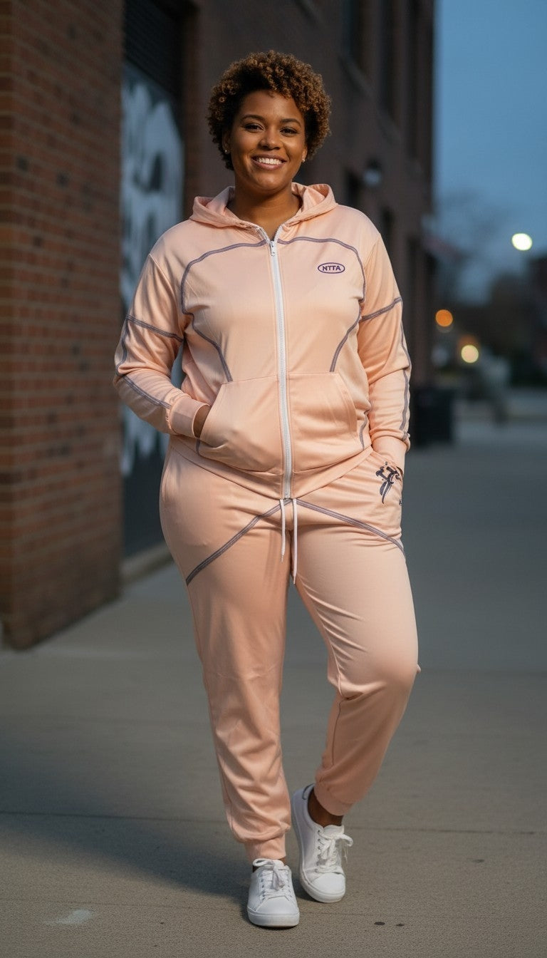 Peach tracksuit 3XL