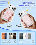 Magnetic Suction Phone Mount for MagSafe Case, Silicone Octo Cup Buddy Sticky Grip Holder for iPhone, Removable Hands-Free Selfie/Video