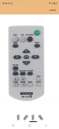 RM-PJ8 Replace Remote Control fit for Sony Data Projector