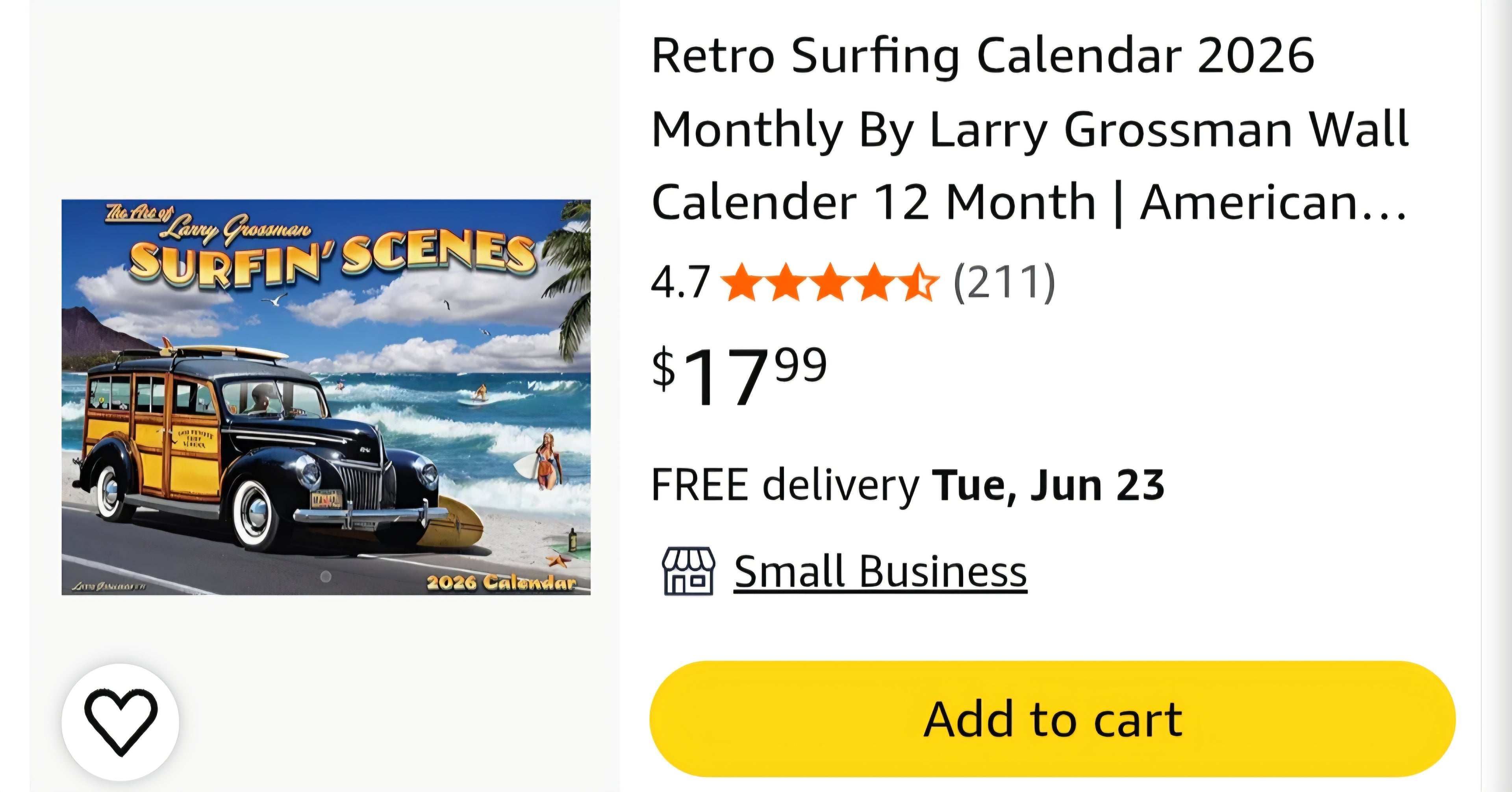 Artist Calendars set of 5