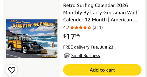 Artist Calendars set of 5
