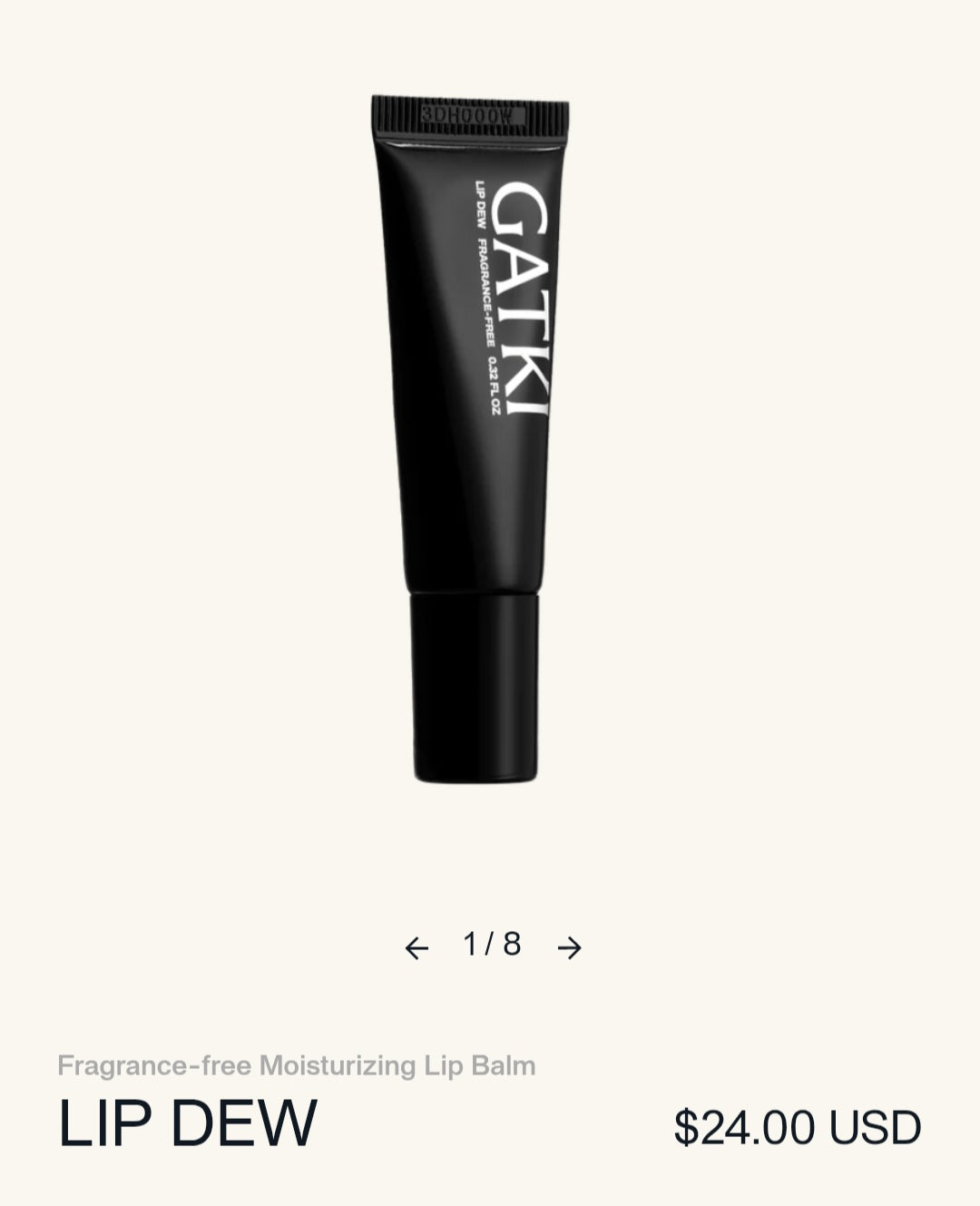 Fragrance-free Moisturizing Lip Balm
LIP DEW