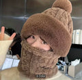 Winter Warm Imitation Mink Hat – Windproof Design, with Lining, Face Mask And Ear Covers, a Must-Have for Outdoor Mountaineering, Camping And Cycling