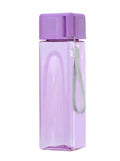 Water Bottle Plastic Water Bottle, Square BPA Free Portable Leakproof Drink Bottle, For Daily Outdoor Travel