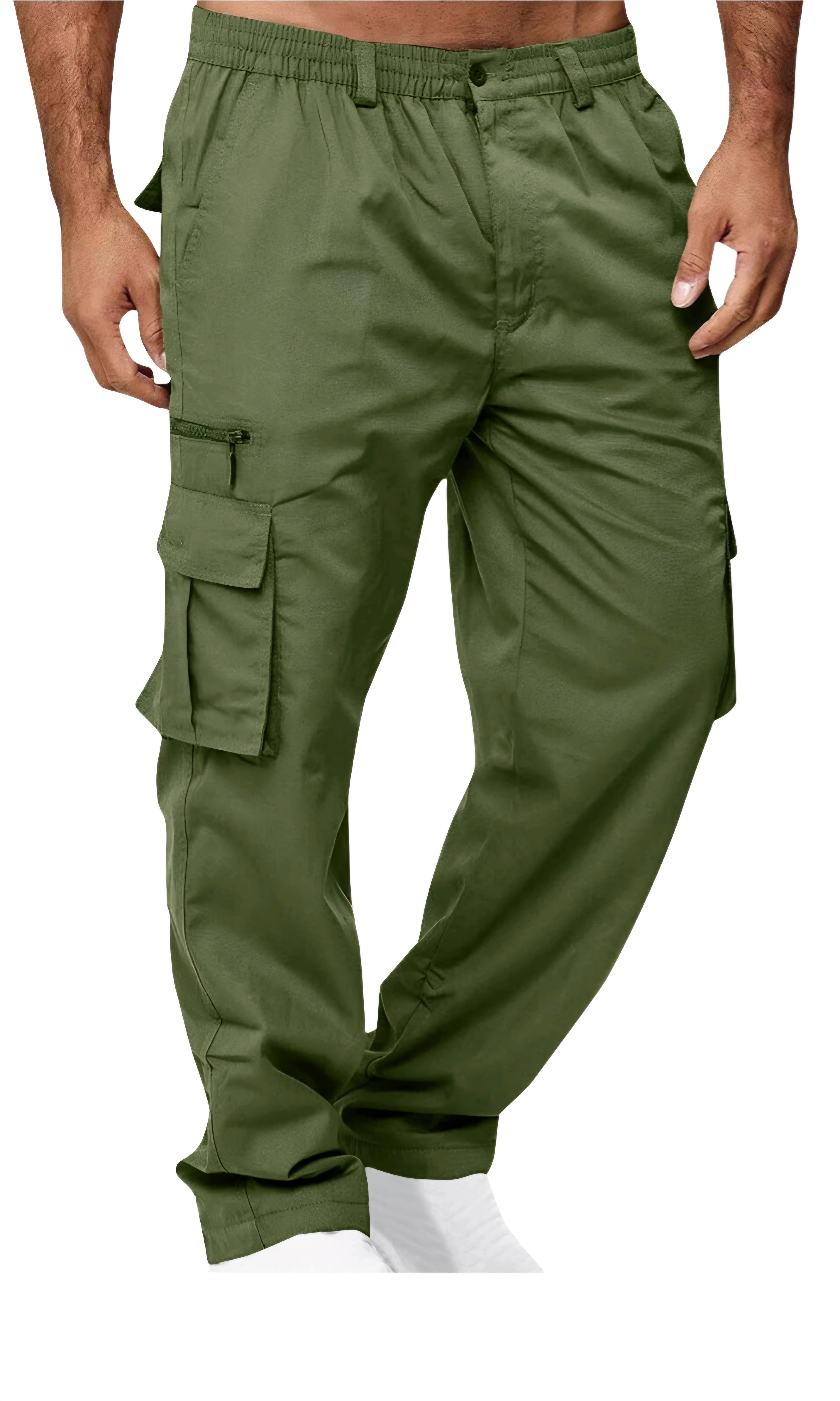 Men's cargo pants Army green 3XL