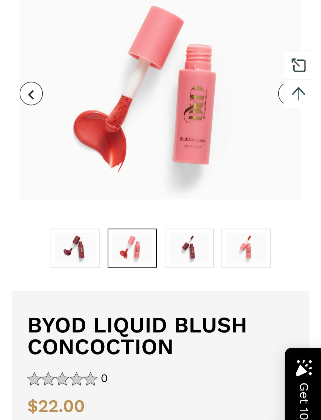 BYOD Liquid Blush Concoction passionate coral