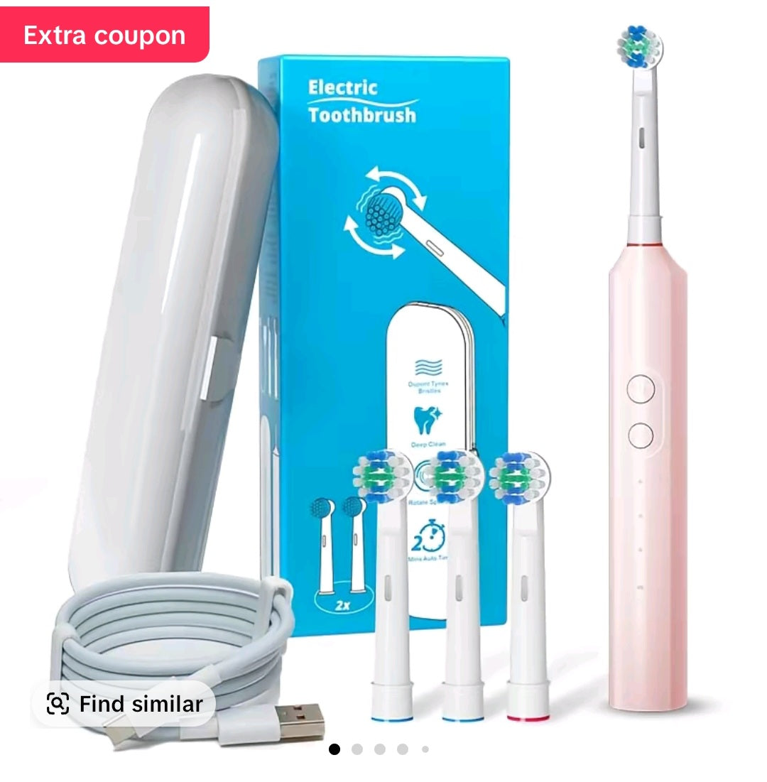 Orinatola Electric Rotating Rechargeable Toothbrush-black