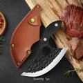 1pc, Kitchen Knife, Pocket Knife Stainless Steel Hand Forged Small Pocket Knives Mini Knife with Sheath