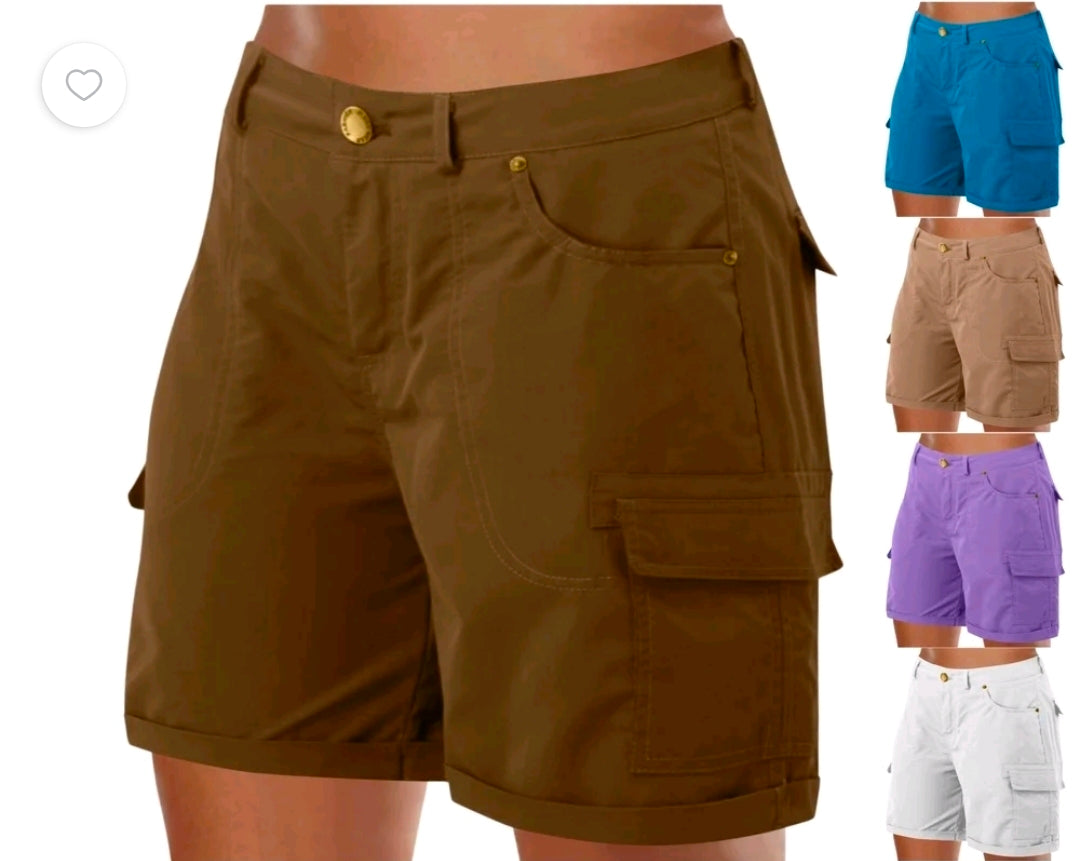 Women's lightweight cargo shorts