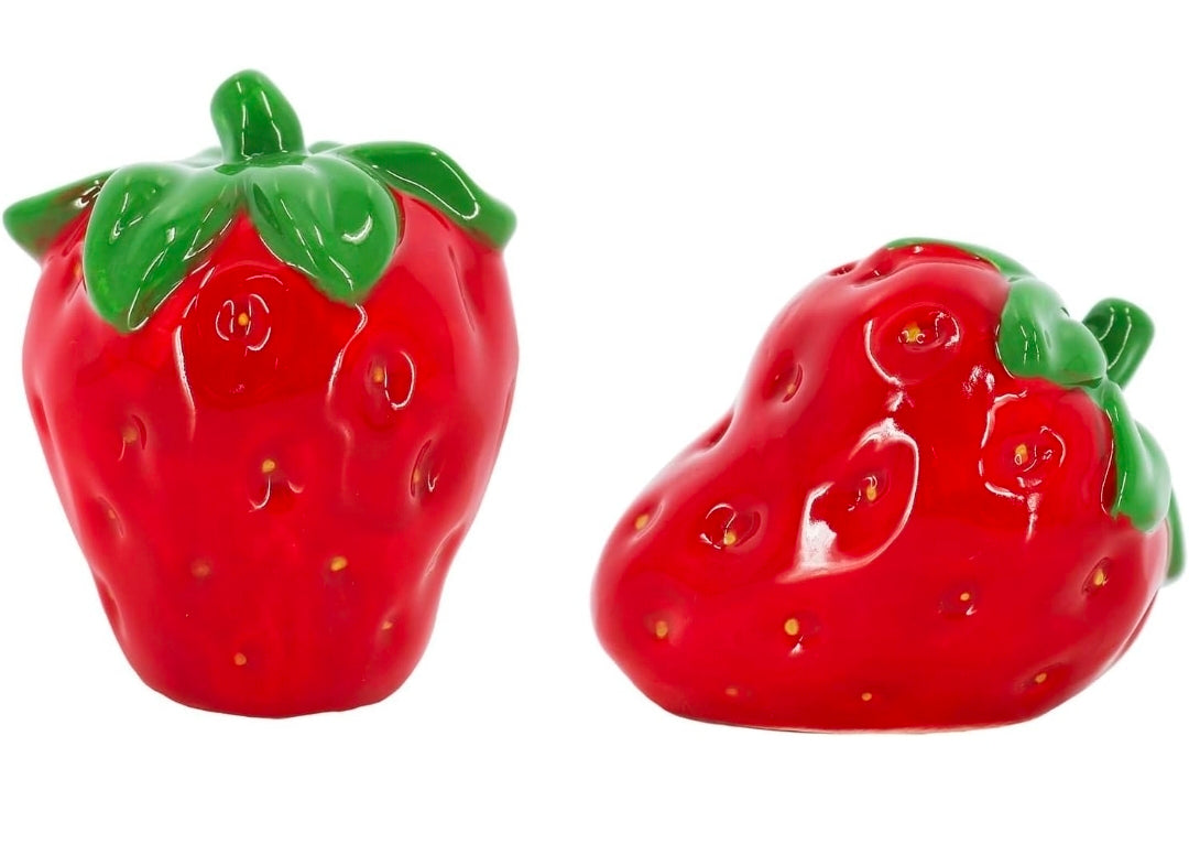 Ashland Strawberry Salt & Pepper Shaker Set, Spring Home Decor