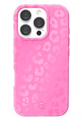 VELVET CAVIAR iPhone 16 Pro MagSafe Case - Hot Pink Leopard: Bump-Resistant Cover