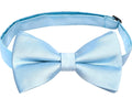Solid Bow Ties for Boys Pre-Tied Baby Kids Bow Tie Adjustable