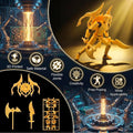 T13 Action Figure Set - (Assembled) 3D Printed Action Figure, Titan 13 Action Figure, Multi-Jointed Movable Dummy 13, Robot Action Figure