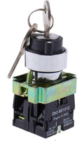 1PCS Key Control knob Switch 1NO /2NO 2/3 22mm XB2-BG65