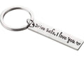 Drive Safe Keychain I Love You Pendant Dad Boyfriend Gift Trucher Husband Valentiness's Day Driver Gift for Women Men