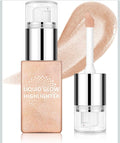 Liquid Highlighter Face Illuminator Makeup, Shimmer Dewy Finish -Light Glow