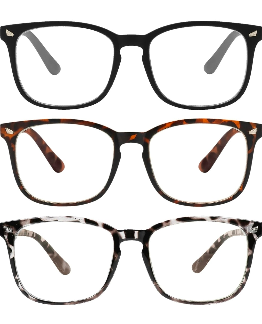 Magnifying Glasses for Reading, High Magnification One Power Magnifier Readers +2.0