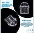 USB C Dust Plugs 10 Pack with Easy Grip Tabs, Clear