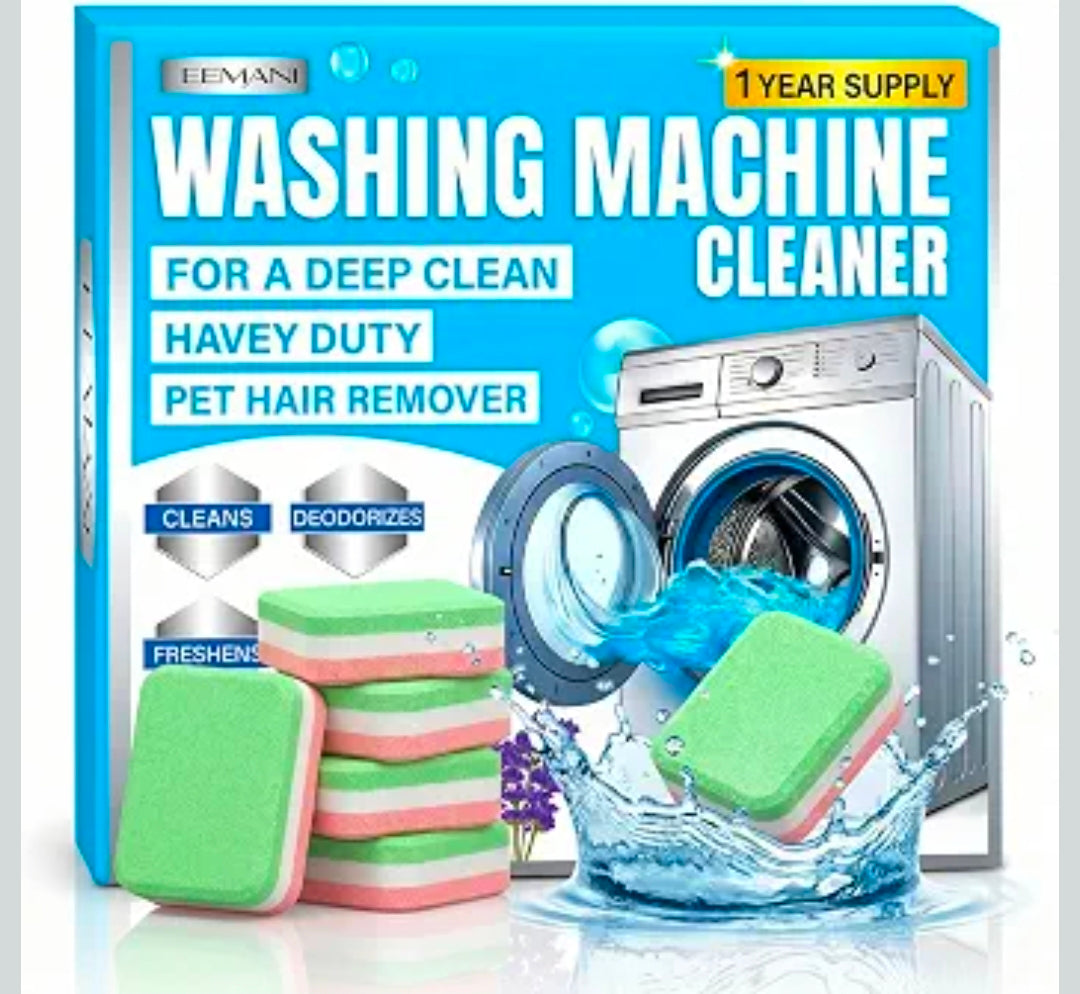 3-Layer Washing Machine Cleaner Tablets 24 Pack