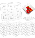 24 Pcs Plastic Drain Shelf, Drain Tray for 1/6 Size Food Pan
Clear Plastic Grate