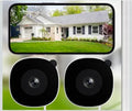 INFIYA 2K No Drill Window Camera for Indoor & Outdoor Monitoring, 2 Pack