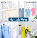 12 Pack Beach Towel Clips,Pool Chair Clips,Heavy Duty Plastic Clothes Pins