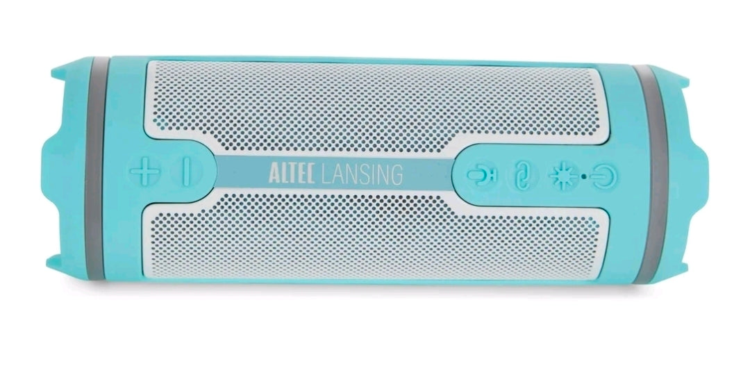 Altec Lansing HydraMOTION 2.0 Wireless Bluetooth Speaker, 16H Battery, RGB Lights, USB-C Quick Charge, IP67 Rated Waterproof Bluetooth Speaker, Mountable, Voice Assistant