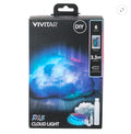 Vivitar RGB Cloud Light, Color Changing LED Night Light with Remote, Kids Bedroom Decor, Teen Girl Gift