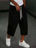 Men's Casual Sports Capri Length Knitted Pants