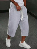 Men's Casual Sports Capri Length Knitted Pants