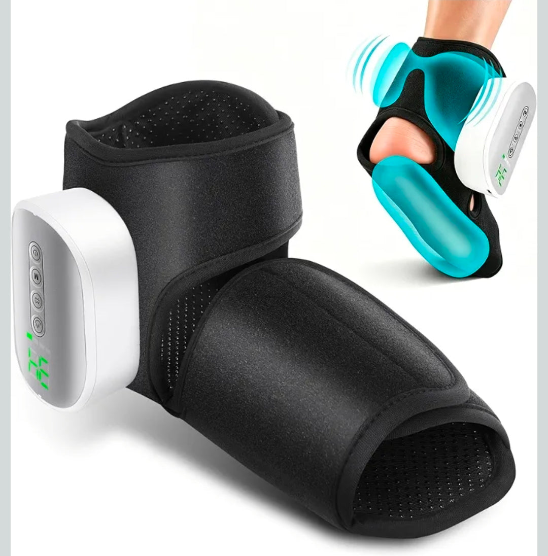 Portable Air Compression Foot Massager with Heat, Smart Timer, Cordless