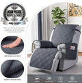 Waterproof Recliner Chair Cover, Non Slip Recliner Covers for Recliner Chair with Pocket
