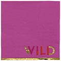 Pink and gold Wild napkins